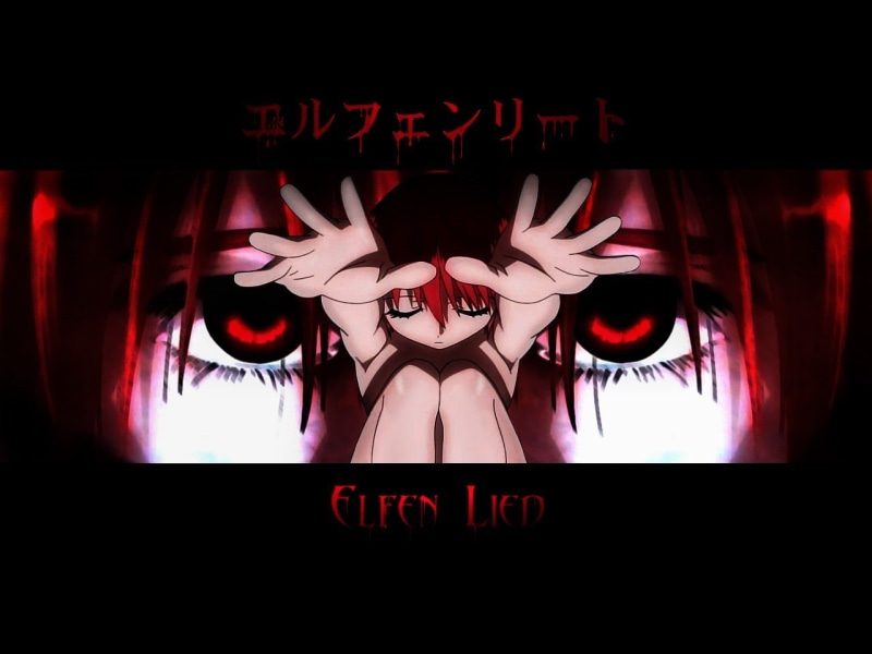 headshot, front view, real people, body part, communication, nightlife, 720P, illuminated, elfen lied anime anime girls pink hair red eyes lucy nyu, young adult