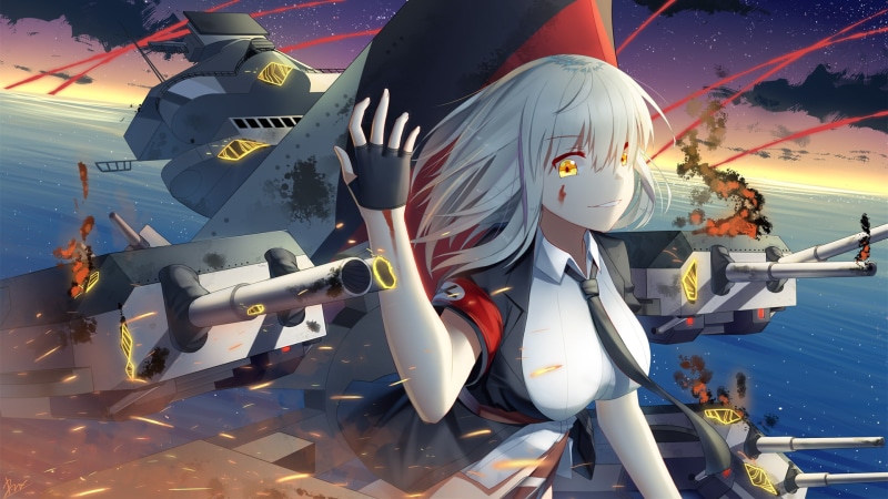1080P, Zhan Jian Shao Nyu, Hindenburg (Warship Girls), Warship Girls, Anime