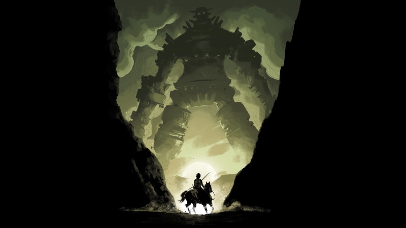 Giant, 8K, horse, Shadow Of The Colossus, artwork, video games