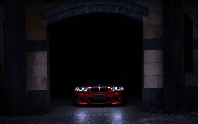 shadow, BMW E46, Angel Eyes, 1080P