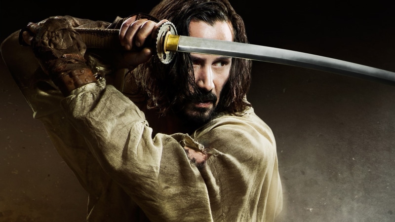 males, sword, weapon, 47 Ronin, adult, mature adult, katana, holding, one person, facial hair, portrait, metal, studio shot, indoors, leather, men, 1080P