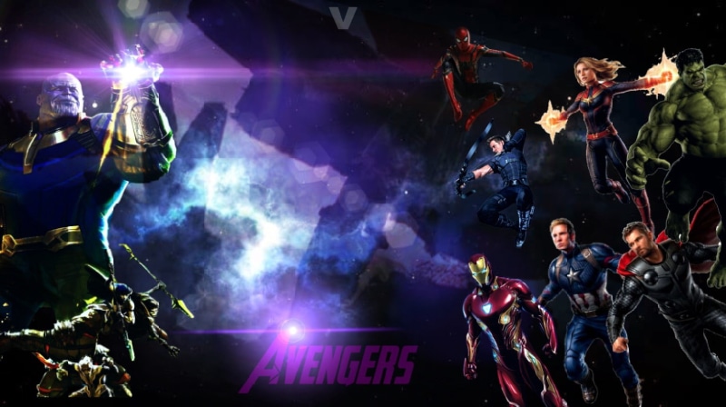 Hawkeye, Ronin, Spider-Man, Hulk, Avengers edgame, 720P