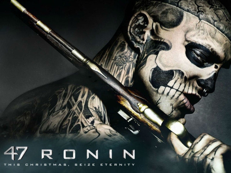 black, 2013, bone, Hollywood Movies, ronin, hollywood, metal, human skeleton, indoors, representation, people, Movies, human body part, skeleton, poster