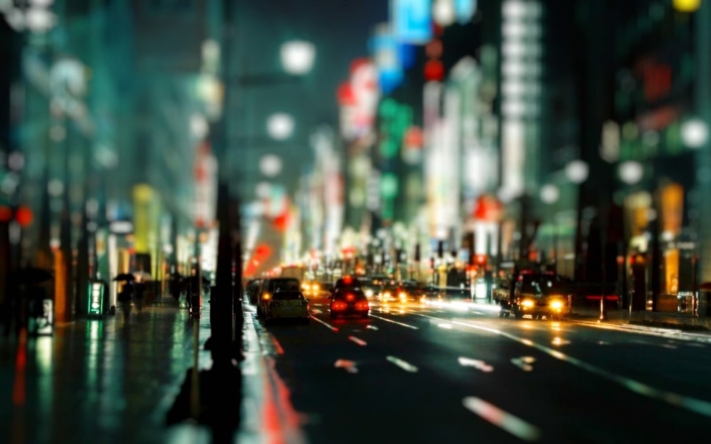 nighttime, famous Place, architecture, night, backgrounds, tilt shift, office Building, abstract, defocused, urban Skyline, nightlife, on the move, downtown District