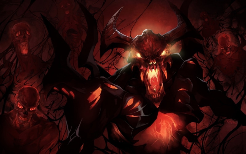 dota, 1080P, dota 2, fiend, shadow