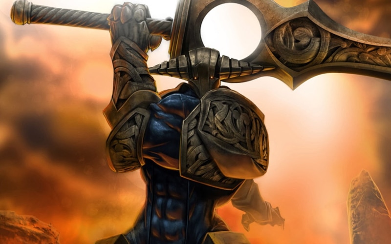 real people, sunset, Dota 2, sculpture, standing, hero, people, men, Sven, arts culture and entertainment, Dota, statue, outdoors, human representation