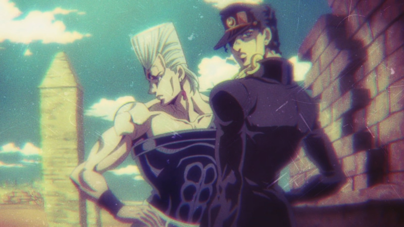 1080P, Anime, Jean Pierre Polnareff, Jojos Bizarre Adventure, Jotaro Kujo