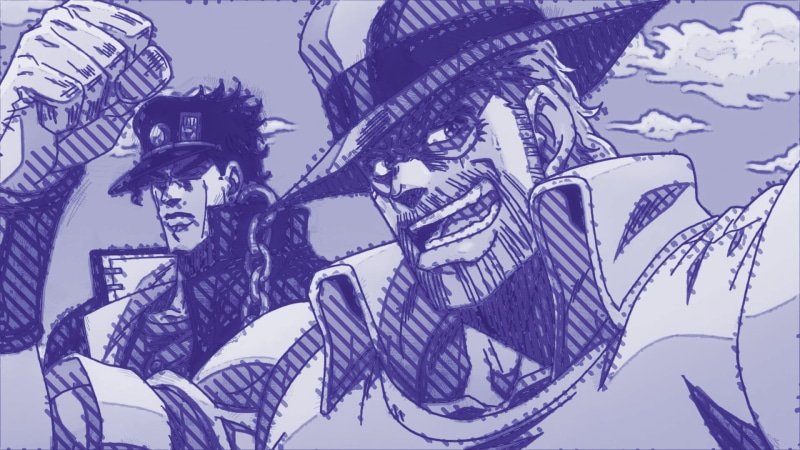 Jotaro Kujo, Joseph Joestar, Jojos Bizarre Adventure, Anime, 1080P