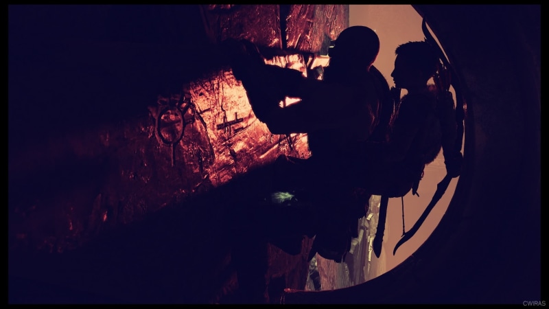 women, god of war 4, Atreus, video game characters, leisure activity, people, silhouette, nature, men, video games, architecture, real people, father, shadow