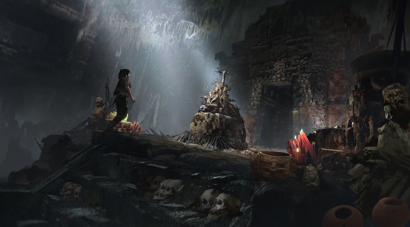 Tomb Raider, beauty in nature, rock, video games, 1080P, built structure, belief, people, Shadow of the Tomb Raider, cave, outdoors, solid, nature, architecture