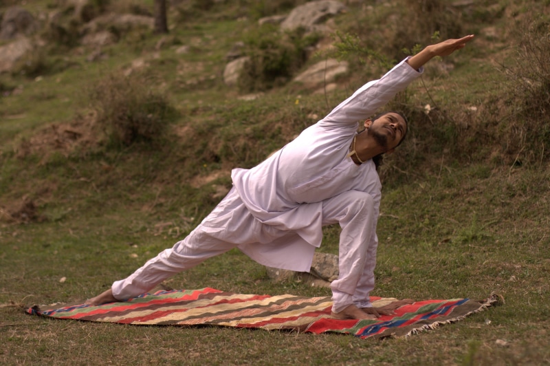 adult, man, mandala, men, workout, asian, healthy lifestyle, people, pose, nature, real people, body, fitness, motion, tribal, zen, spiritual, peaceful