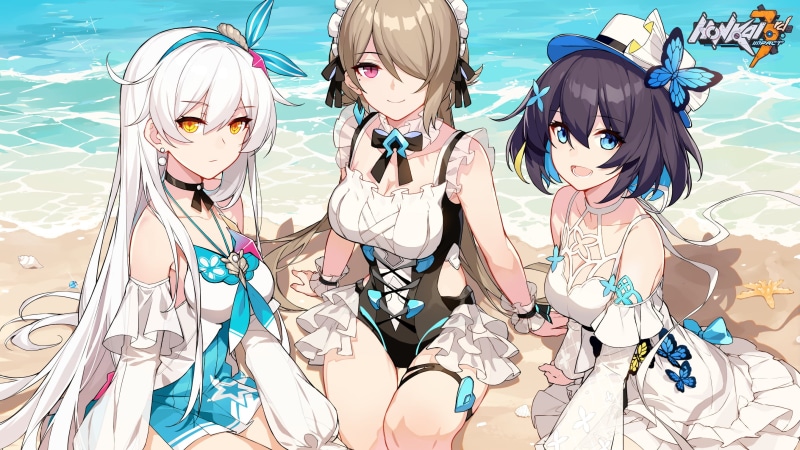 Seele Vollerei, 2K, Honkai Impact 3rd, Kiana Kaslana, Rita Rossweisse, Video Game