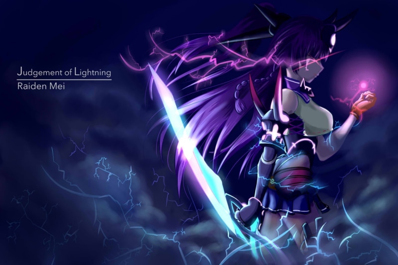 Raiden Mei, Video Game, Honkai Impact 3rd, 1080P