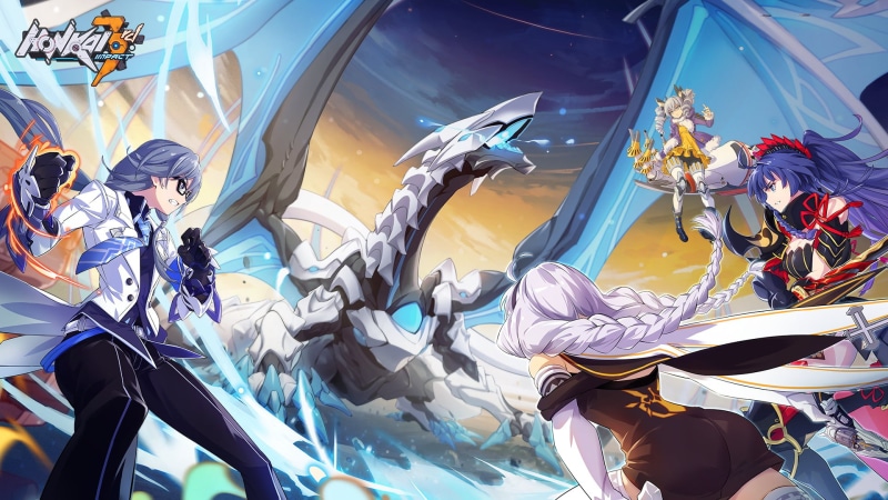 Kiana Kaslana, Video Game, Bronya Zaychik, Honkai Impact 3rd, Benares (Honkai Impact 3rd), Raiden Mei, Fu Hua, 1080P