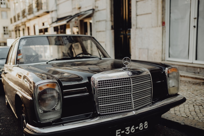 city, lisbon, building exterior, auto, retro styled, mode of transportation, land vehicle, built structure, vintage, lisboa, outdoors, luxury, the past