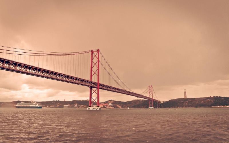 red, europe, 1920x1200, lisbon, abril, portugal, bridge, 1080P, 25 de abril bridge, world, de