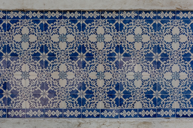 glazed, design, creativity, pattern, backgrounds, 5K, tile, ornate, portugal, tiles, art and craft, background, azulejos, blue, typical, repetition, floral pattern