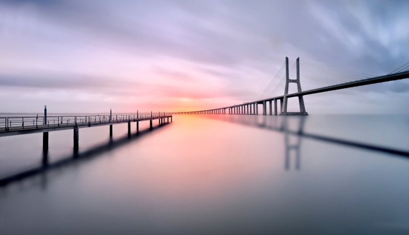 dramatic sky, city, scenics - nature, horizon over water, water, no people, outdoors, long exposure, reflection, connection, architecture, sea, nature