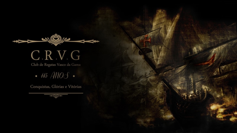black, cross, soccer, Vasco, Vasco da Gama, soccer clubs, 1080P, vessel