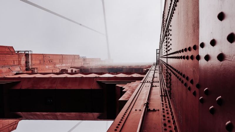 travel, business, metal, mist, sunlight, cargo container, container, white, frame, built structure, transportation, no people, rail transportation, freight transportation