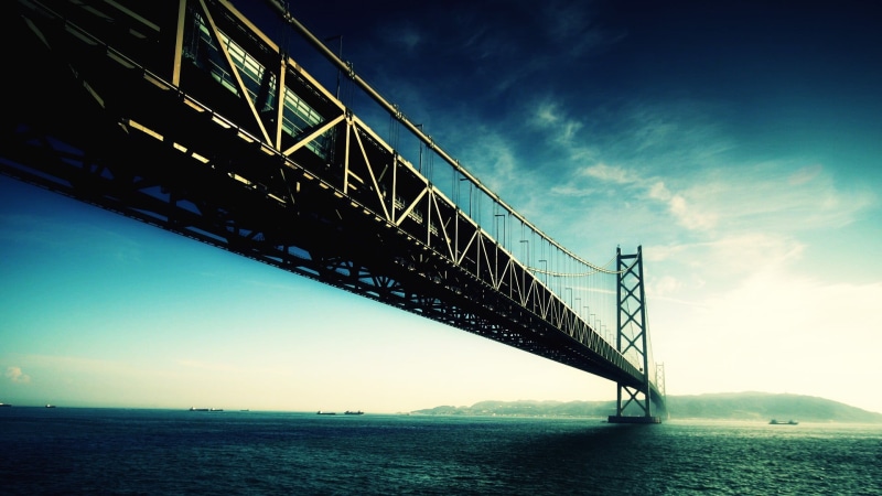 sea, 1080P, san, bay, california, tranquility, water, ship, oakland, bridge, cloud - sky, mountains, francisco, nature, outdoors, day, transportation
