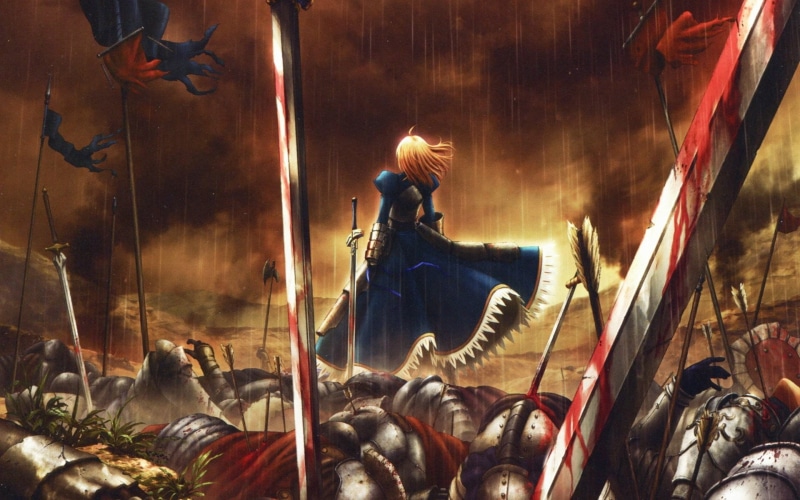 day, Fate Series, architecture, creativity, no people, Fate/Zero, anime girls, domestic animals, carousel horses, art and craft, anime, human representation