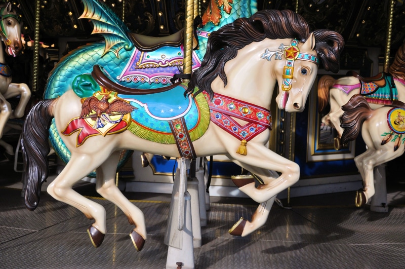 enjoyment, joy, round, music, no people, childhood, old, white, vacation, circle, holiday, leisure activity, teal, carnival, entertainment, colorful, day