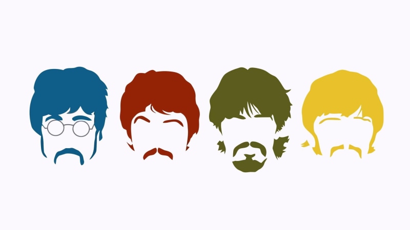 band, the beatles, beatles, 3d and abstract, 1080P, music