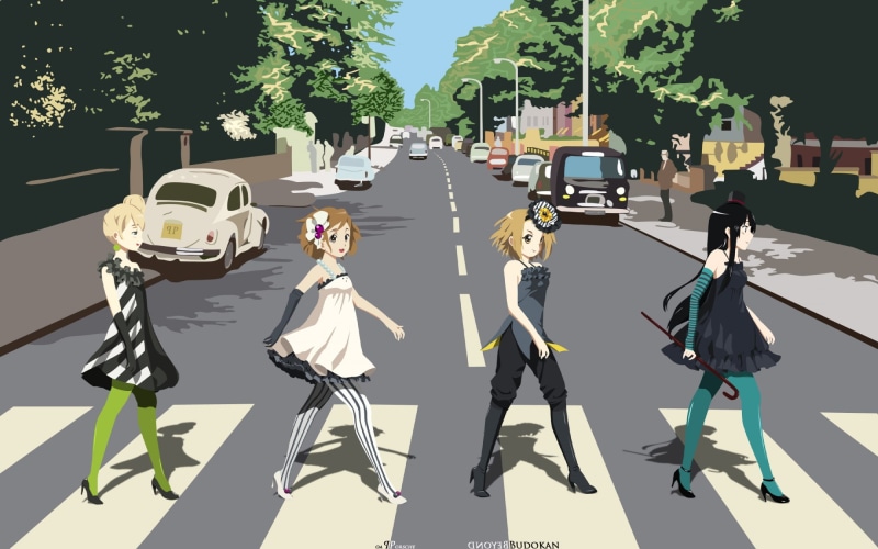 K-ON!, 1080P, Abbey Road (Parody), Anime