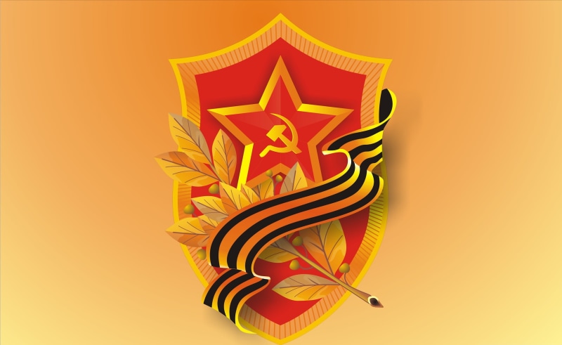 striped, art, soviet, orange background, no people, colored background, cut out, copy space, studio shot, creativity, orange color, Aero, 2K, Symbol, flag