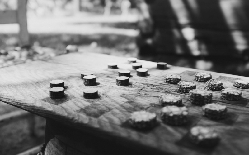 2K, photography, checkerboard, monochrome
