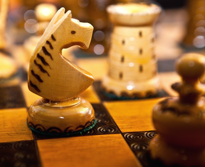 table, chess, selective focus, art and craft, board game, the horse, still life, leisure games, figures, bobby fischer, leisure activity, the board, tower