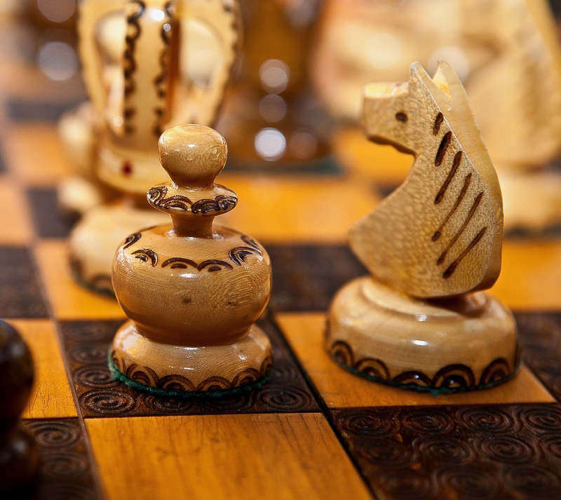 handicraft, fired, 4K, board game, wooden figures, checkerboard, the gameplay, creativity, chess, the royal game, leisure games, games, king, chess party