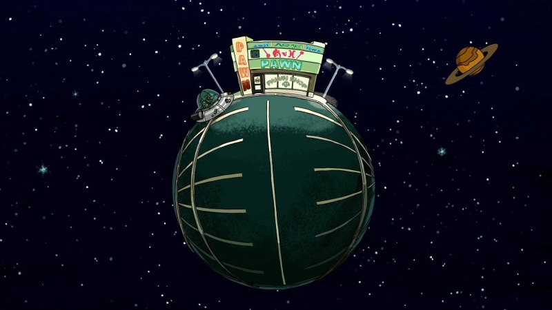 Space Cruiser (Rick and Morty), TV Show, Pawn Shop, Rick and Morty, Space, 1080P