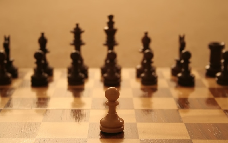 1080P, depth of field, board games, chess