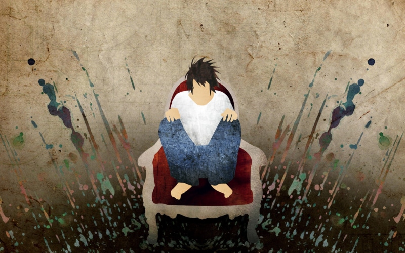 Download 3840x2400 Death note, l, death note, l lawliet backgrounds, detective, 4K