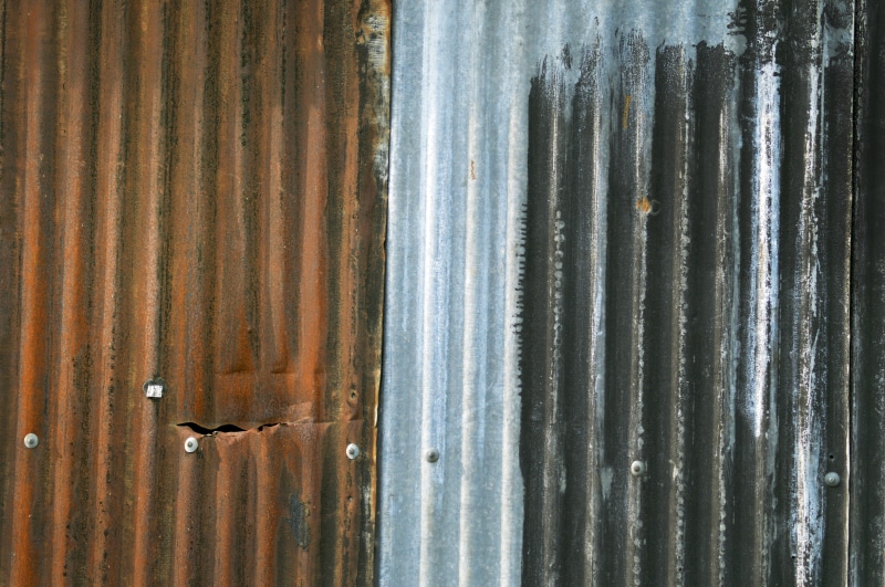 close-up, iron - metal, no people, security, silver colored, 5K, metal, day, rusty, safety, entrance, texture, iron, rust, old, corrugated iron, backgrounds