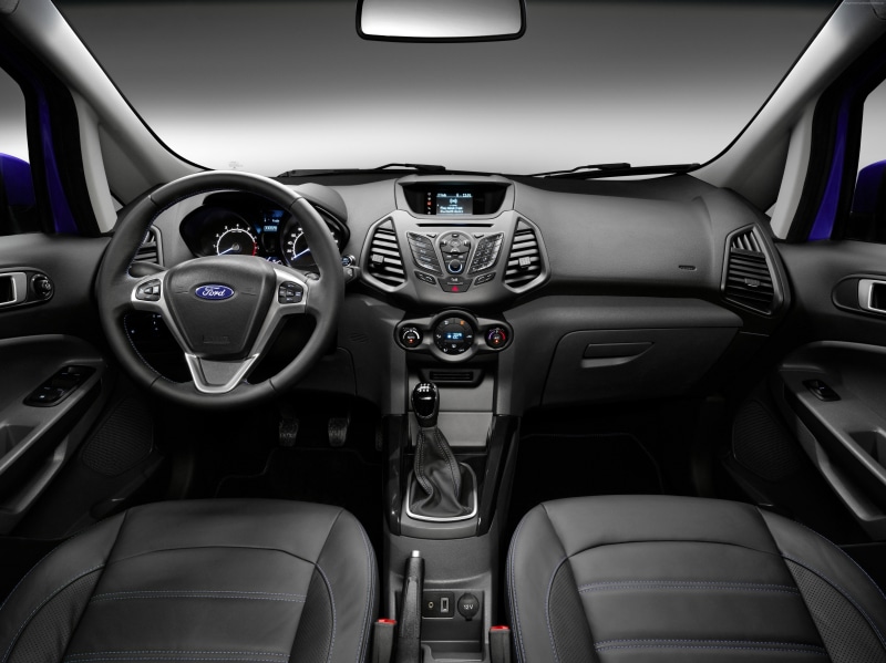 Ford, Titanium, SYNC, Gen 2, ecosafe, 4K, Ford EcoSport, interior, LHD, crossover, SUV