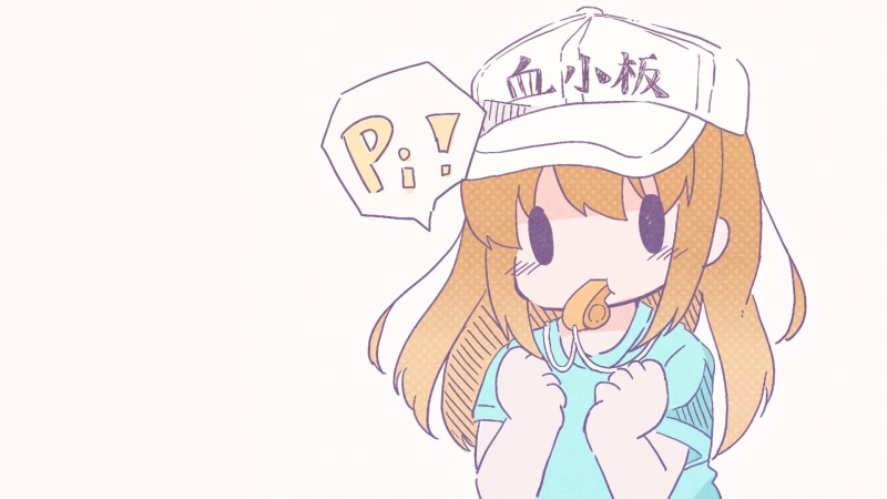 sky, male likeness, studio shot, Hataraku Saibou, animal wildlife, mammal, communication, copy space, no people, whistle, anime girls, text, art and craft