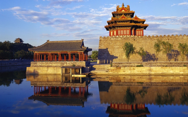 travel and world, corner, china, 1080P, tower, beijing, forbidden, city