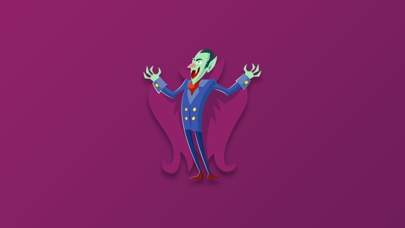 digital, purple background, vampires, 1080P, Dracula