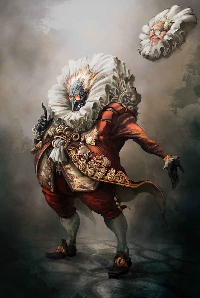 one person, Castlevania: Lords of Shadow 2, portrait, clothing, gray background, headwear, digital composite, studio shot, gray, holding, women, indoors