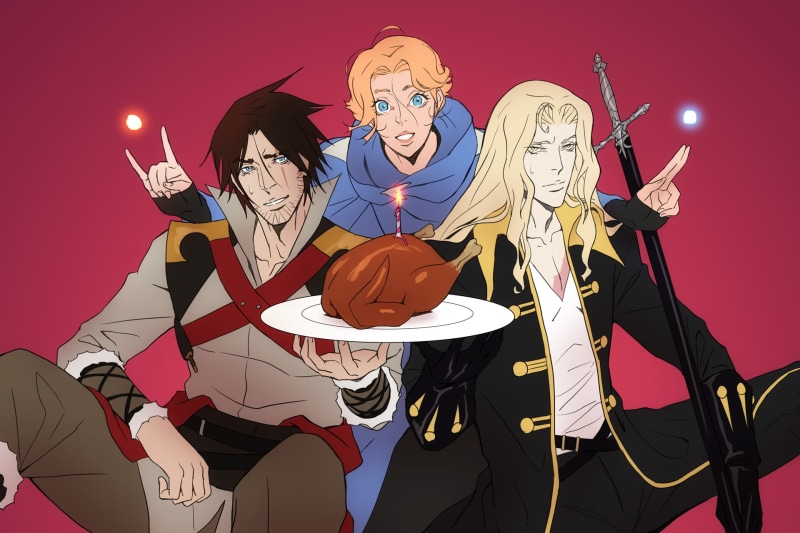 Trevor Belmont, Sypha Belnades, Alucard (Castlevania), 1080P, Castlevania