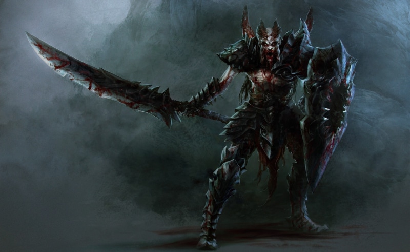 marine, armor, fan art, animal, digital, 2014, nature, plant, Games, outdoors, animals in the wild, day, Lords of Shadow 2, animal wildlife