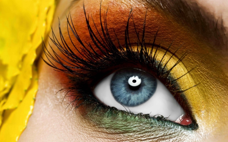 1080P, makeup, women, eyes, closeup