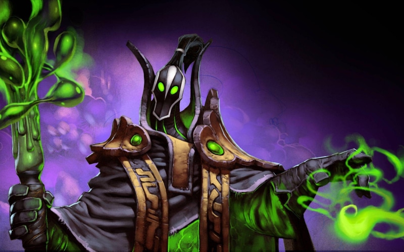 dota 2, 2K, rubik, games, character, rubick, 2560x1600, dota