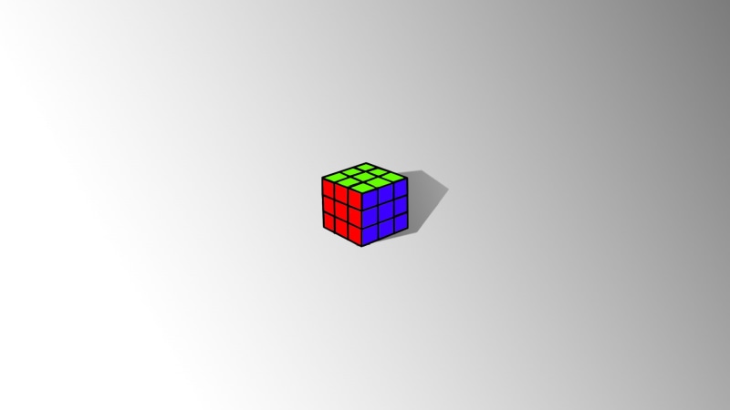 selective coloring, Rubiks Cube, 1080P, Photoshop, cube