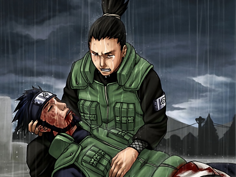 green color, real people, Naruto, mature men, two people, Shikamaru Nara, adult, lifestyles, young adult, outdoors, portrait, emotion, men, mid adult men