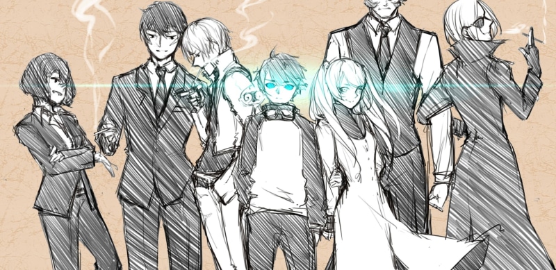 Klaus Von Reinherz, Chain Sumeragi, Steven A. Starphase, K.K. (Blood Blockade Battlefront), Zapp Renfro, 1080P, Leonardo Watch, Anime, White (Blood Blockade Battlefront)