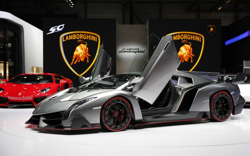 lamborghini, aventador, cars, gray, hd, 2K, veneno